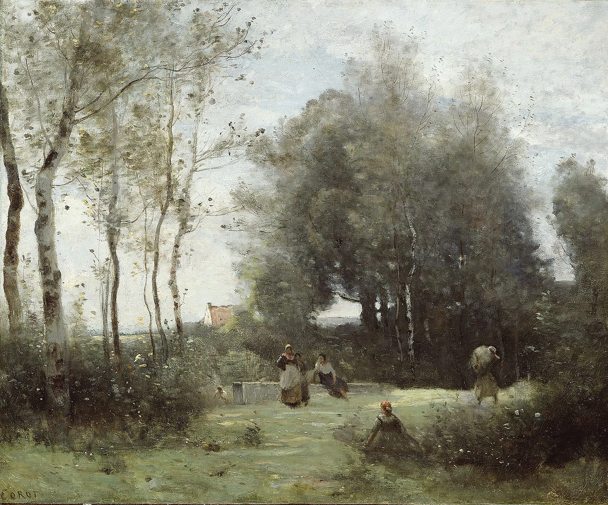 Jean - Baptiste, Camille Corot, Arleux, Palluel, Il ponte degli appuntamenti, Art Institute of Chicago